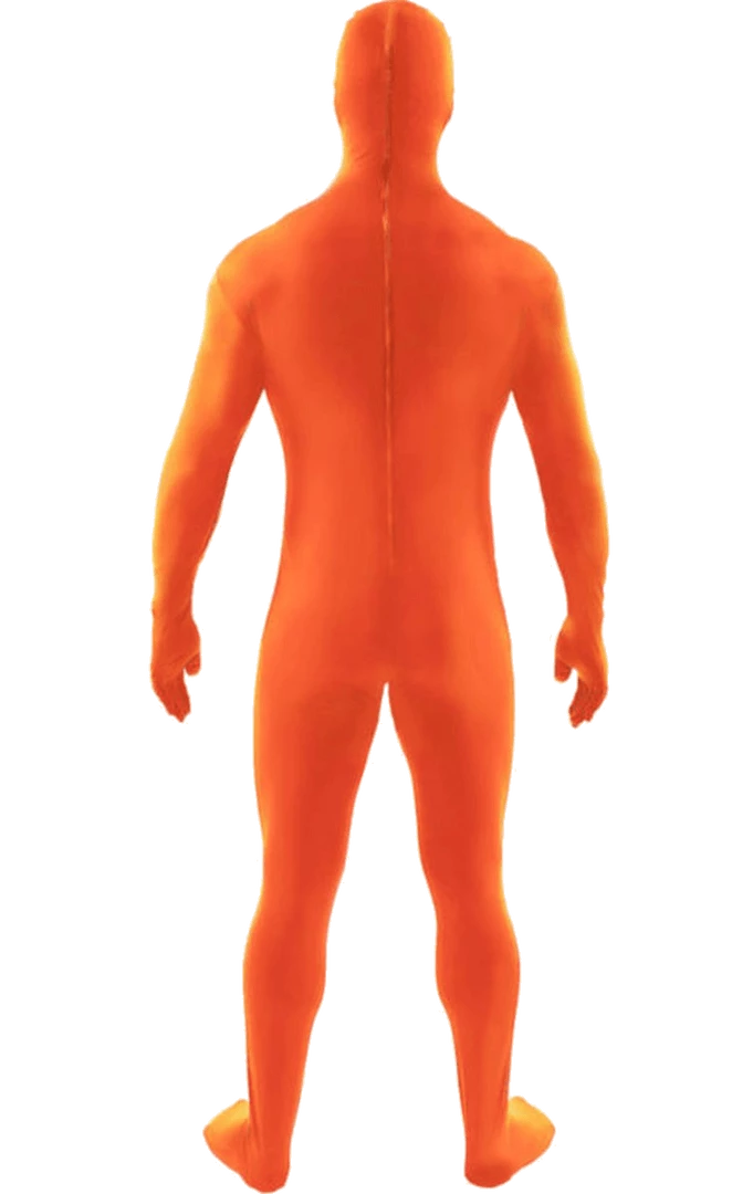 Orion Costumes Novelty Adult Second Skin Suit Orange 3 Orion Costumes Novelty Adult Second Skin Suit Orange