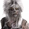 Morris Costumes Punk Zombie Grey Wig Halloween