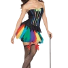 Party King Halloween Rainbow Witch Costume