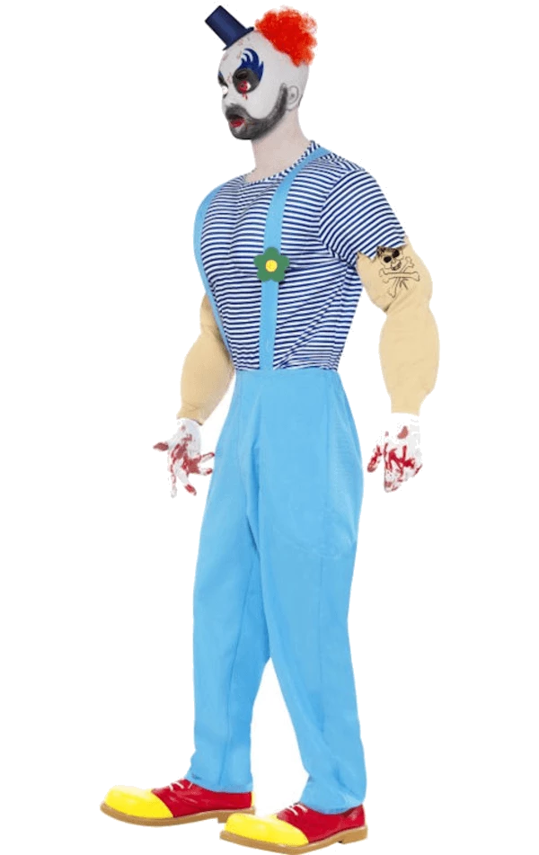 Smiffys Mens Bubbles The Evil Clown Costume Circus 2 Smiffys Mens Bubbles The Evil Clown Costume Circus