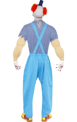 Smiffys Mens Bubbles The Evil Clown Costume Circus 5 Smiffys Mens Bubbles The Evil Clown Costume Circus