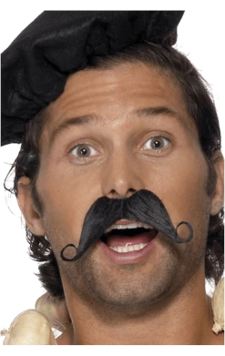 Smiffys Around The World Frenchman Black Moustache