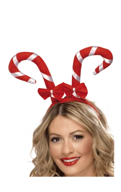 Smiffys Festive Candy Cane Headband