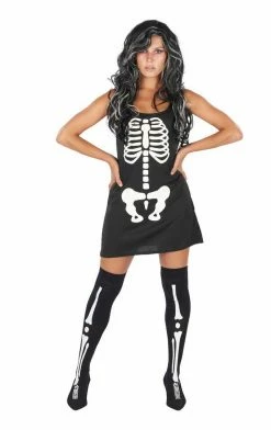 Orion Costumes Ladies Skeleton Bones Dress