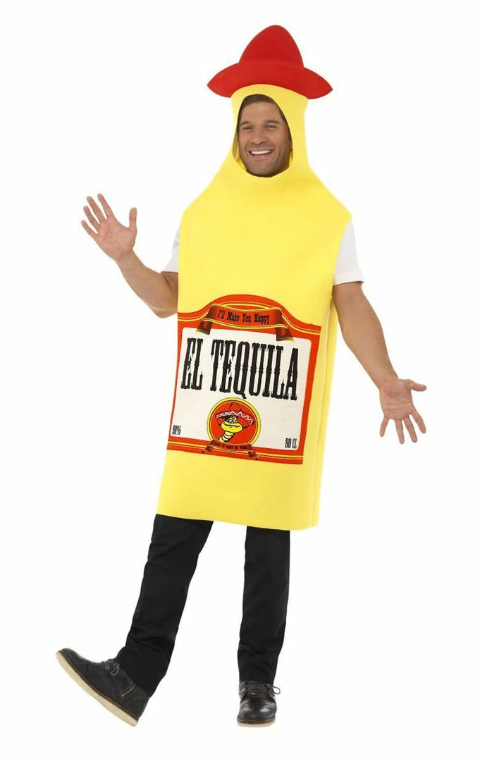 Smiffys Adult Tequila Bottle Costume Around The World 1 Smiffys Adult Tequila Bottle Costume Around The World
