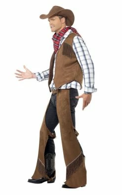 Smiffys Adult Cowboy Costume American / USA