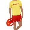 Smiffys Mens Baywatch Tee Costume TV