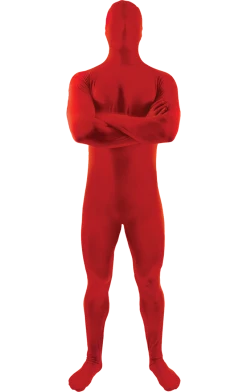 Orion Costumes Adult Red Second Skin Suit Morphsuits