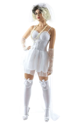 Orion Costumes Womens 80s Virgin Bride Costume