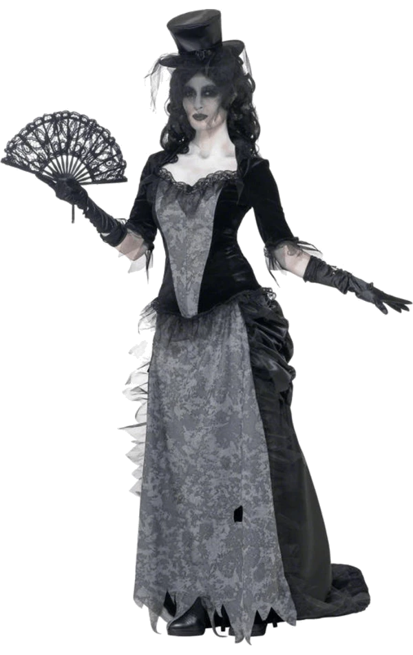 Smiffys Ladies Gothic Wild West Costume 1 Smiffys Ladies Gothic Wild West Costume