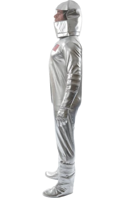 Orion Costumes Mens Traditional Silver Astronaut Costume American / USA