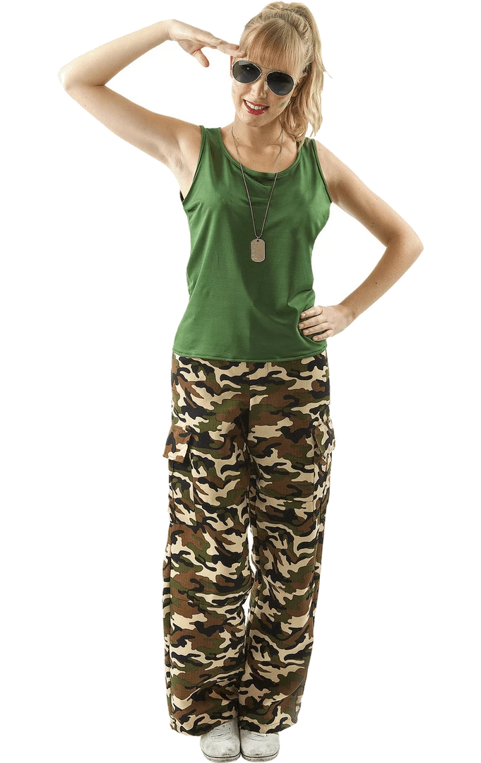 Orion Costumes Ladies Camo Army Costume 1 Orion Costumes Ladies Camo Army Costume