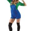 Orion Costumes All Decades /Era Costumes Adult Womens Luigi Costume