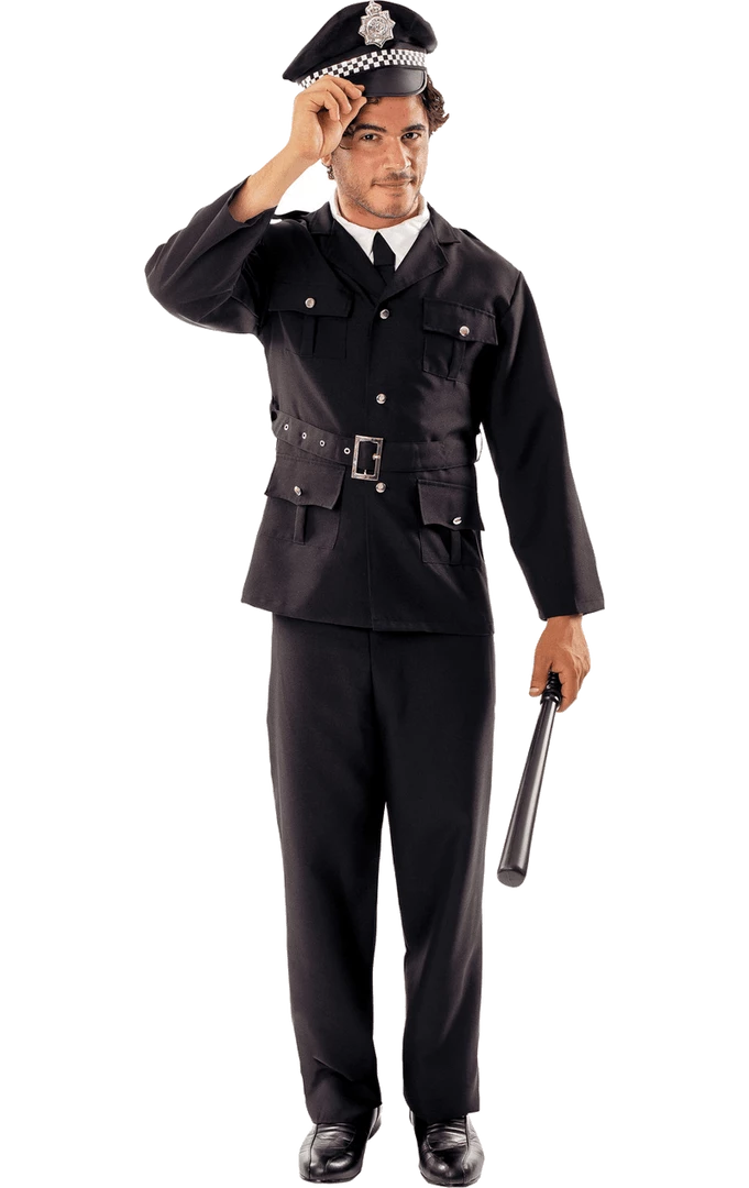Orion Costumes British / UK Mens Policeman Costume 1 Orion Costumes British / UK Mens Policeman Costume
