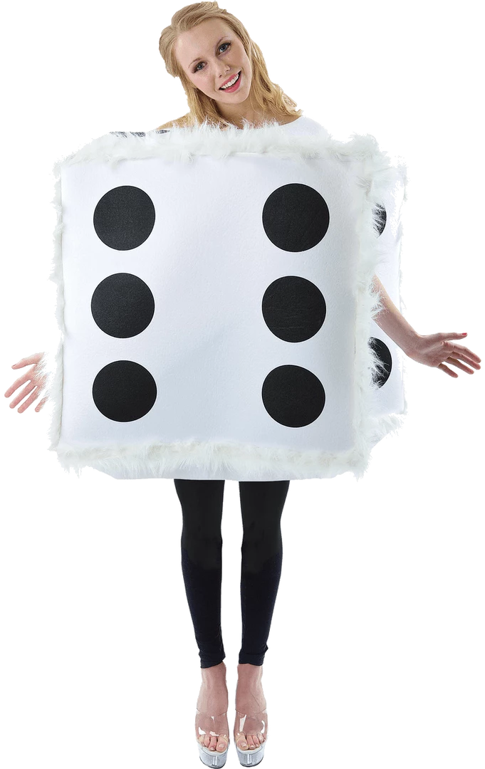 Orion Costumes Adult Fluffy Dice Costume Novelty 1 Orion Costumes Adult Fluffy Dice Costume Novelty
