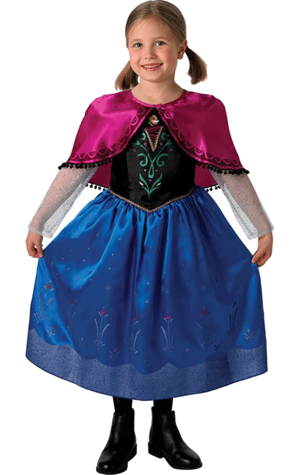 Rubies Book Characters Kids Deluxe Frozen Anna Costume 1 Rubies Book Characters Kids Deluxe Frozen Anna Costume