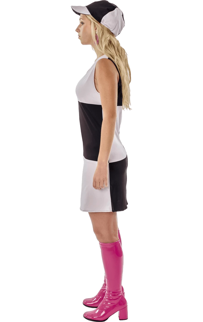 Orion Costumes 60s Monochrome GoGo Costume 2 Orion Costumes 60s Monochrome GoGo Costume