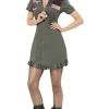 Smiffys Military Ladies Deluxe Top Gun Costume