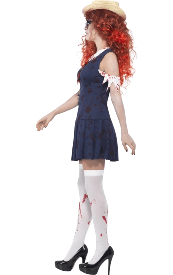 Smiffys Ladies Student Zombie Costume 2 Smiffys Ladies Student Zombie Costume