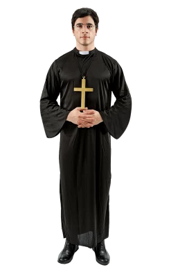 Orion Costumes Cosplay & Comic Con Adult Religious Vicar Costume