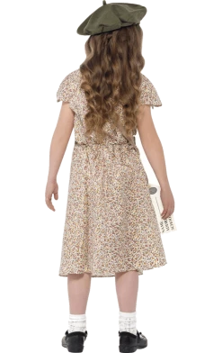 Smiffys British / UK Kids War Evacuee Girl Costume 5 Smiffys British / UK Kids War Evacuee Girl Costume