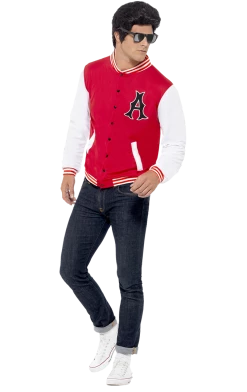 Smiffys 50s College Letterman Jacket