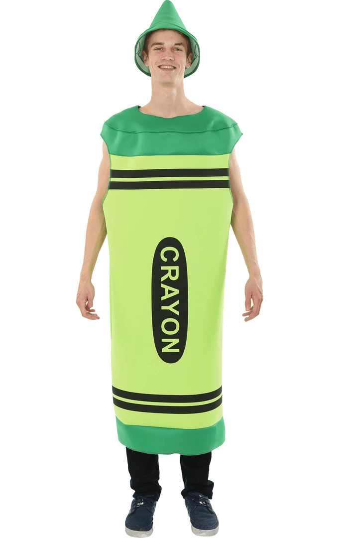 Orion Costumes Crayons Adult Green Crayon Costume 1 Orion Costumes Crayons Adult Green Crayon Costume