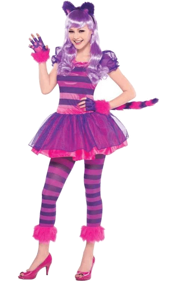 Amscan Teen Cheshire Cat Costume 1 Amscan Teen Cheshire Cat Costume