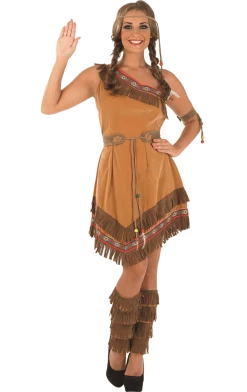 Fun Shack Adult Womens Indian Squaw Costume