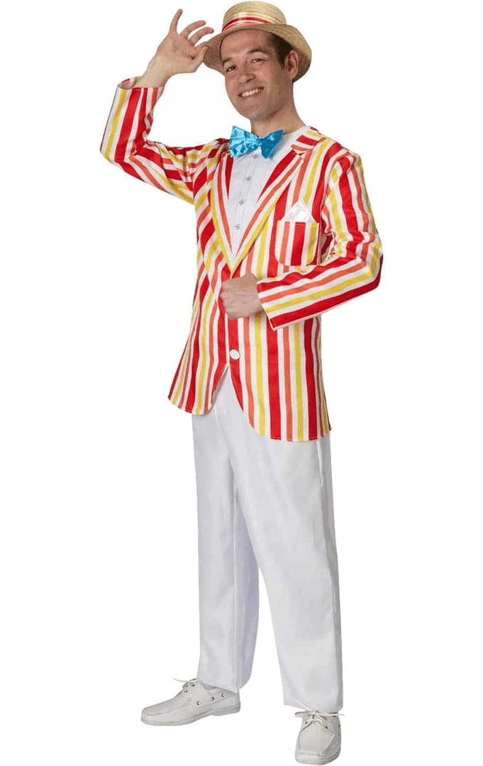 Rubies Mens Bert Jolly Holiday Costume 1 Rubies Mens Bert Jolly Holiday Costume