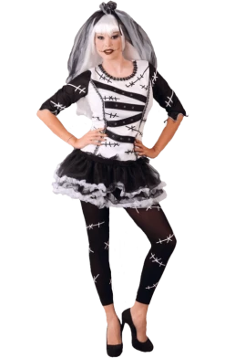 Fiesta Guirca Wedding Halloween Monster Bride Costume