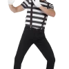 Smiffys Mens Mime Artist Costume