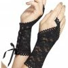 Smiffys Dolls Black Lace Glovelets