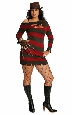 Rubies Womens Plus Size Miss Freddie Krueger Costume