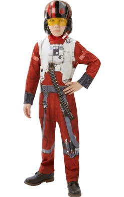 Rubies Book Characters Kids Star Wars X Wing Pilot Costume