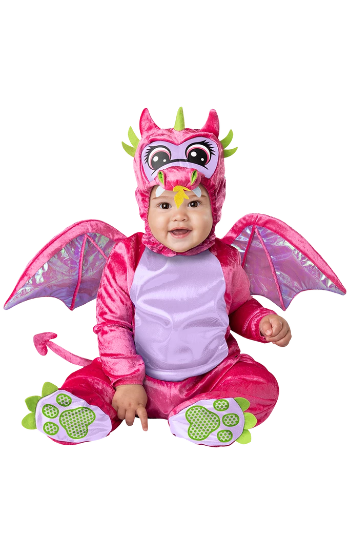 InCharacter Costumes Pink Baby Dragon Costume Fairytales 1 InCharacter Costumes Pink Baby Dragon Costume Fairytales