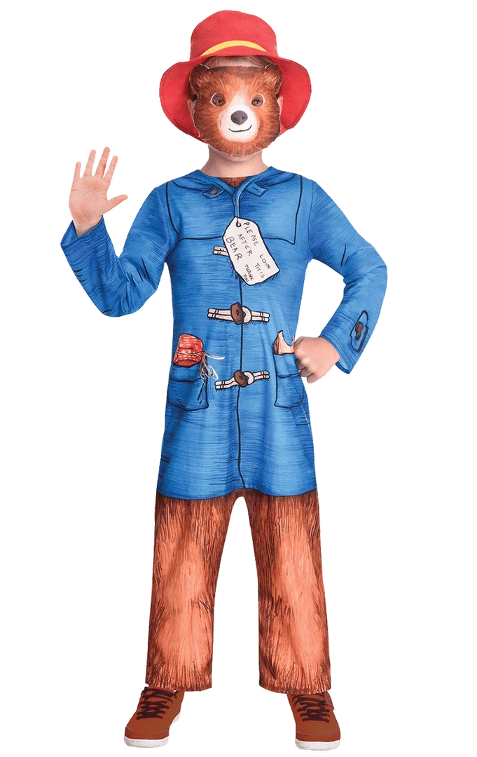 Amscan Kids Paddington Bear Costume 1 Amscan Kids Paddington Bear Costume