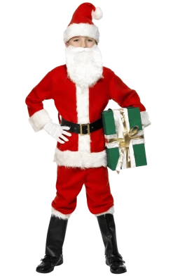 Smiffys Kids Deluxe Santa Costume