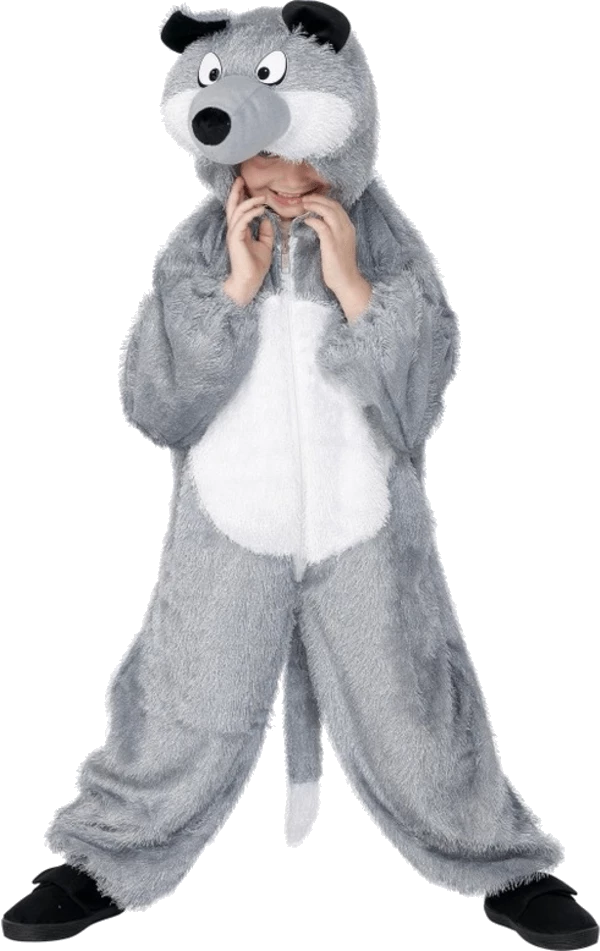 Smiffys Kids Wolf Costume 1 Smiffys Kids Wolf Costume