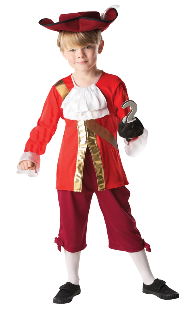 Rubies Kids Captain Hook Costume 1 Rubies Kids Captain Hook Costume