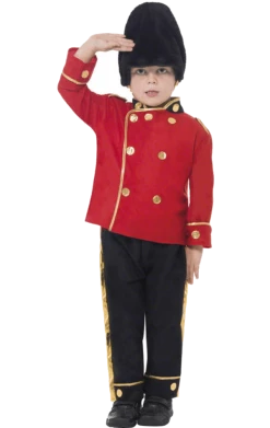 Smiffys British / UK Kids Busby Guard Costume