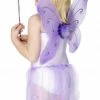 Smiffys Fairies Purple Butterfly Wings And Wand