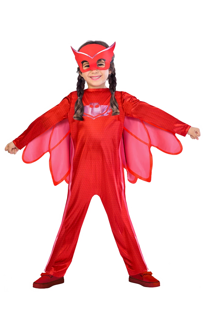 Amscan Kids PJ Facepieces Owlette Costume 1 Amscan Kids PJ Facepieces Owlette Costume