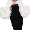 Generic White Feather Boa Accessory