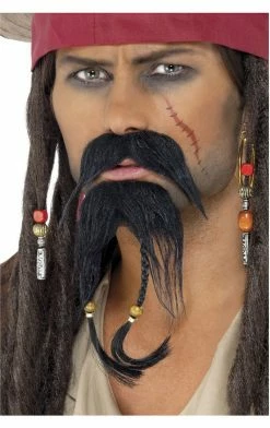 Smiffys Pirate Facial Hair Accessory
