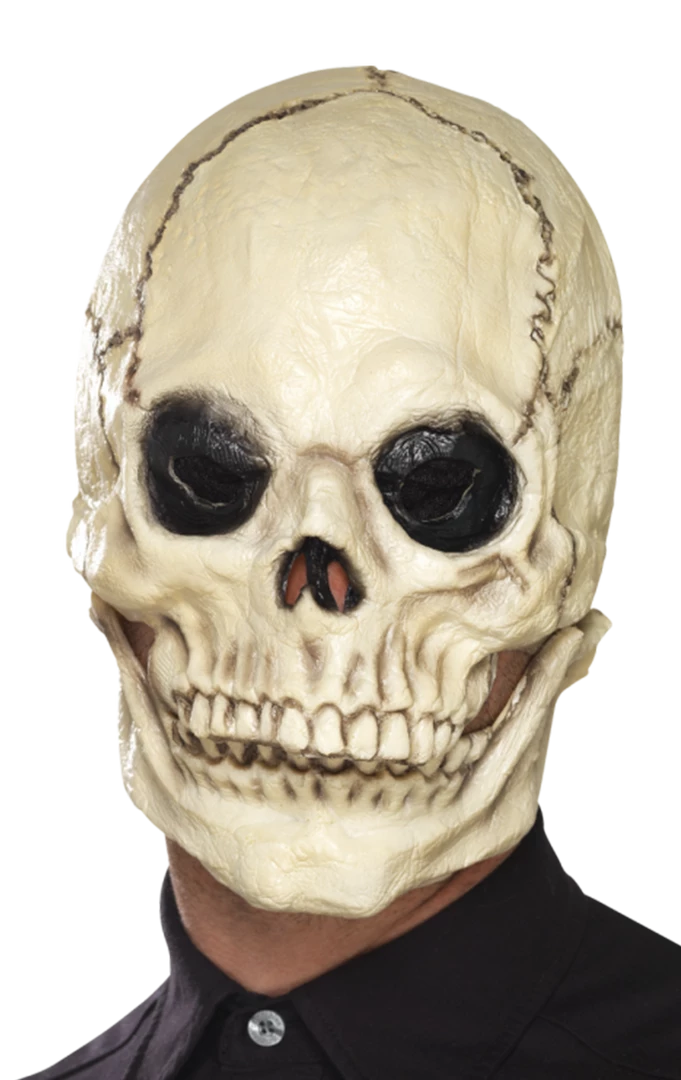 Smiffys Skeleton Mask Facepiece 1 Smiffys Skeleton Mask Facepiece