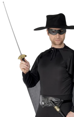 Smiffys Latin Bandit Sword And Eyefacepiece Mexican