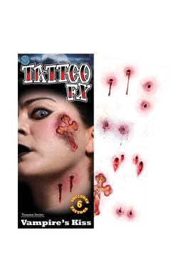 Tinsley Transfers Vampire Kiss Temporary Tattoos
