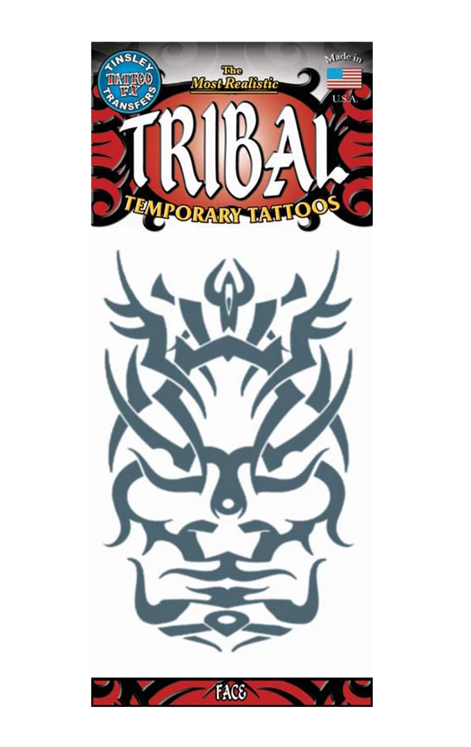Tinsley Transfers Tribal Face Tattoo Accessory 1 Tinsley Transfers Tribal Face Tattoo Accessory