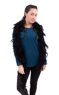 Bristol Novelty Black Feather Boa All Decades /Era Costumes